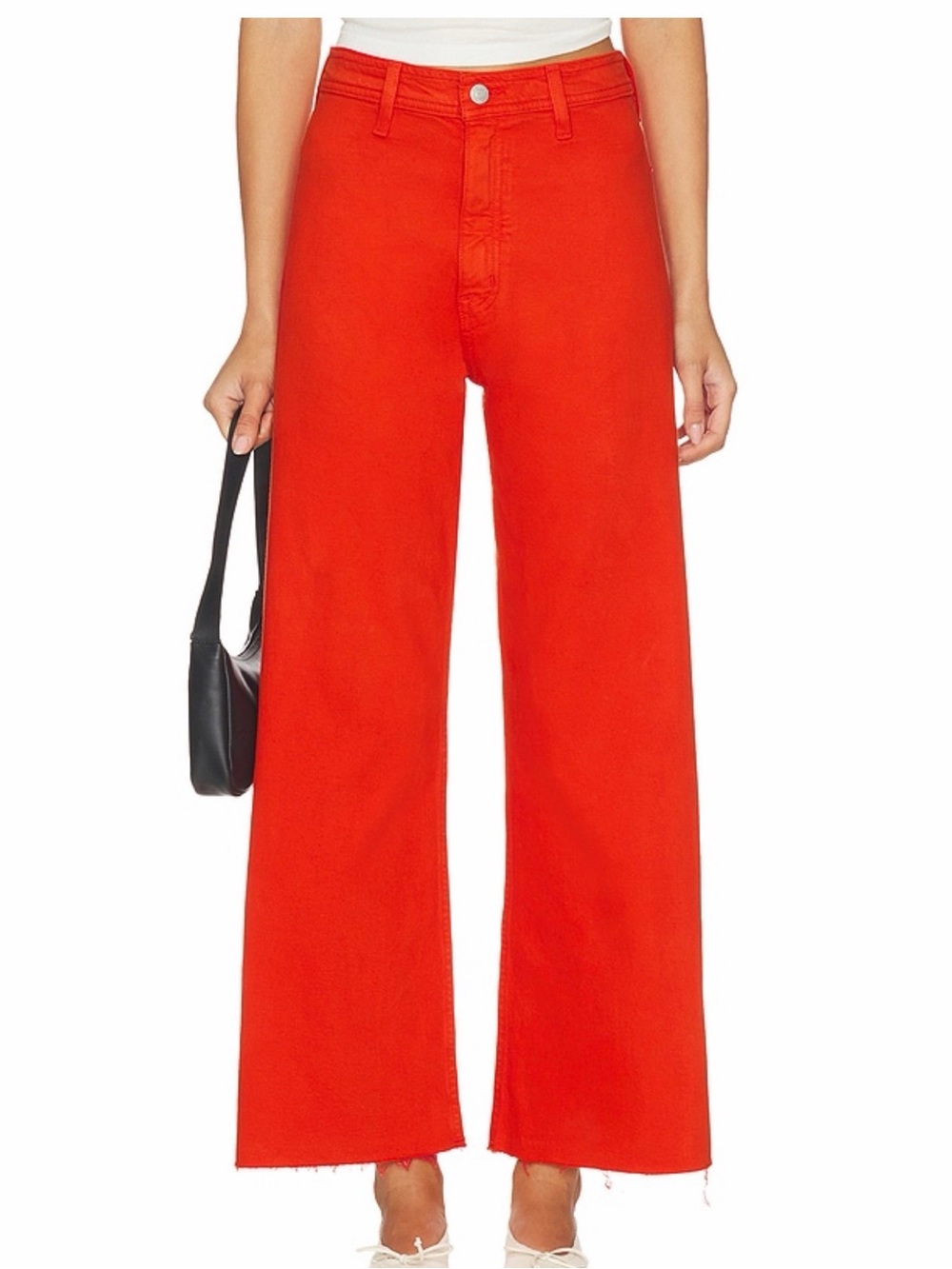 pistola Red Flare Wide Leg Jeans - Picture 2 of 5